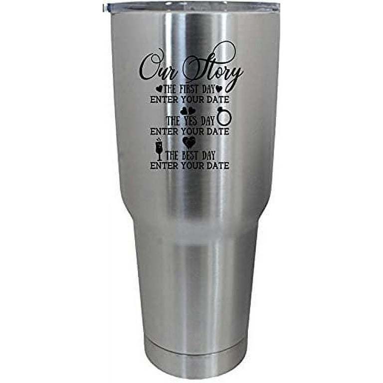 Custom Engraved 30oz Stainless Steel Tumbler, Design: CUSTOM - Everything  Etched