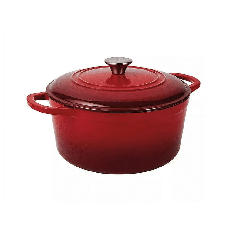 Kitchen & Table by H-E-B Enameled Cast Iron Dutch Oven - Bordeaux Red -  Shop Dutch Ovens at H-E-B