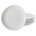 thumbnail image 1 of Our Table Simply White 6 Piece 10.75 Inch Organic Round Porcelain Dinner Plate Set, 1 of 2
