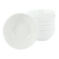 thumbnail image 1 of Our Table Simply White 6 Piece 6.25 Inch Organic Texture Porcelain Cereal Bowls, 1 of 2