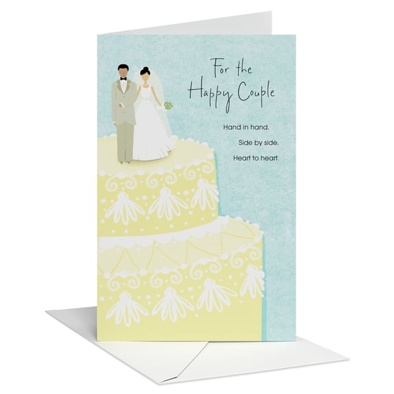 Our Voices Wedding Card for Couple (Heart to Heart)