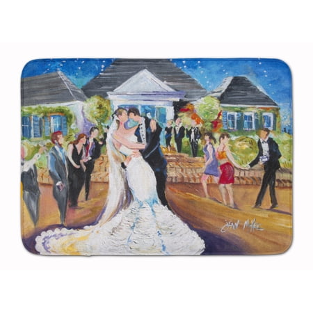 Our Wedding Day Machine Washable Memory Foam Mat