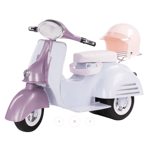 Our generation Ride In Style Scooter – Purple & Blue