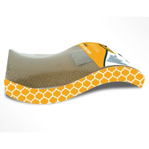 OurPets Cosmic Catnip Wave Cardboard Cat Scratching Pad