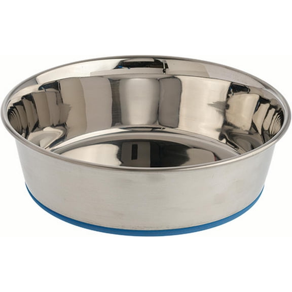 OurPets Durapet Premium Rubber Non-Slip Base Stainless Steel Dog Bowl, Extra Large, 13 Cups for Dogs