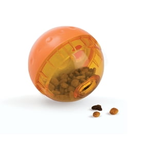 OurPets IQ Treat Ball Dog Toy with Adjustable Learning Level for Dogs, Blue