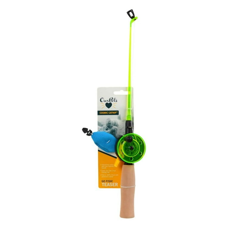 GO FISH! FISHING ROD WITH CATNIP FISH GO FISH! FISHING ROD WITH CATNIP FISH