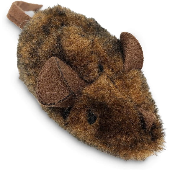 OurPets Play-N-Squeak Mouse Hunter Cat Toy, Catnip Filled, Interactive Fun | Real rodent sound effect, electronic squeaker inside, sparks hunting instinct, engaging design, suited for indoor felines