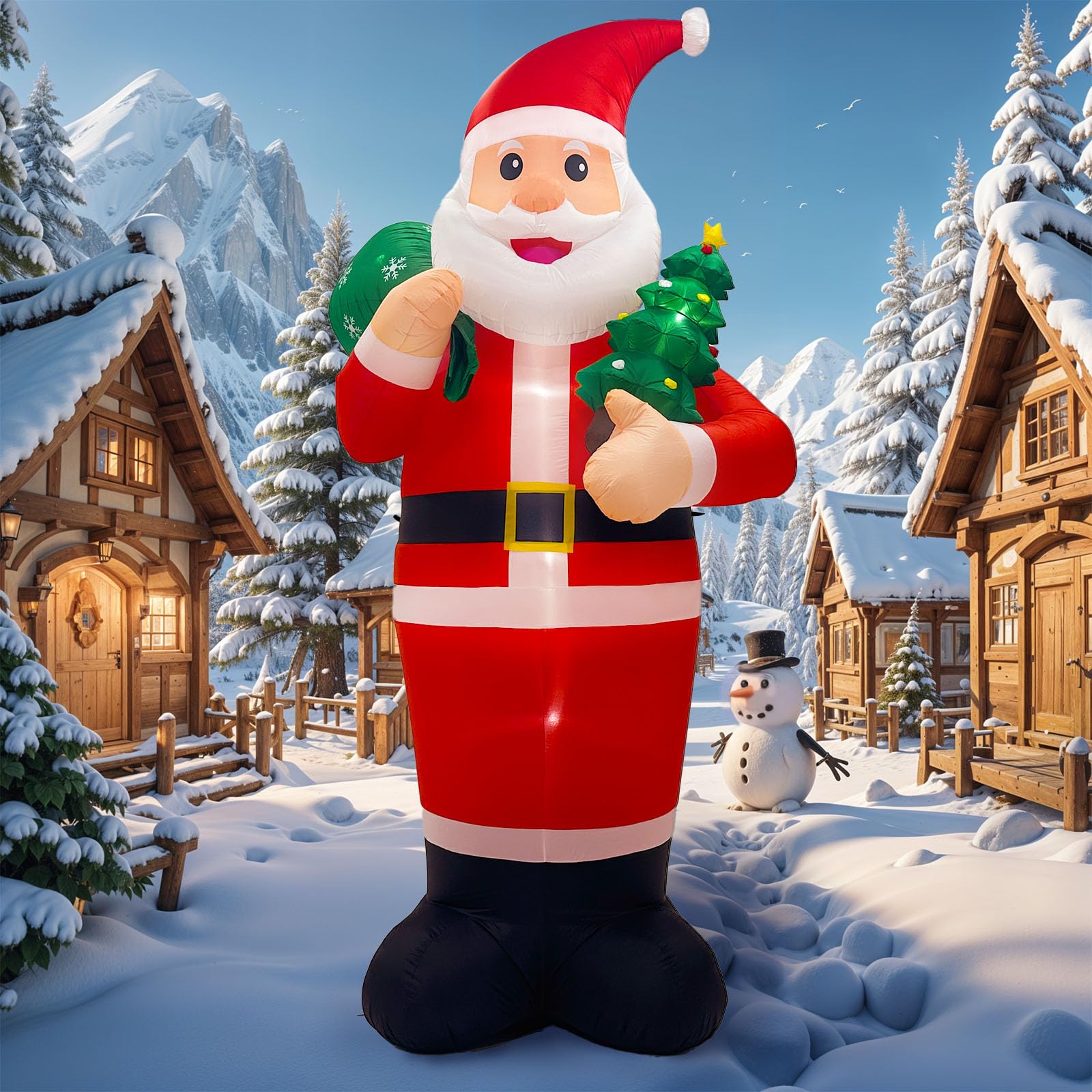 OurWarm 14FT Christmas Inflatable Outdoor Decoration, Giant Inflatable