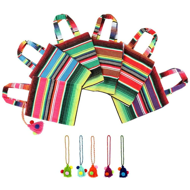 Mini mexican tote favor bags on sale