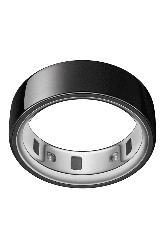 Ring 4, Black, Size 11, Smart Wearable, Sleep, Fitness & Heart Rate Tracker, 8-Day Battery (Size Before You Buy)