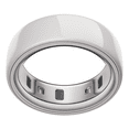 thumbnail image 1 of Oura Ring 4 Ceramic, Cloud, Size 6, Smart Wearable, Sleep, Fitness & Heart Rate Tracker, 8-Day Battery (Size Before You Buy), 1 of 10