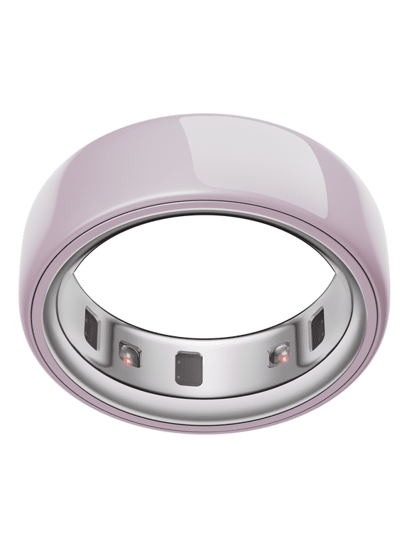 Ring 4 Ceramic, Petal, Size 4, Smart Wearable, Sleep, Fitness & Heart Rate Tracker, 8-Day Battery (Size Before You Buy)