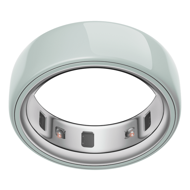 Oura Ring 4 Ceramic, Tide, Size 8, Smart Wearable, Sleep & Fitness