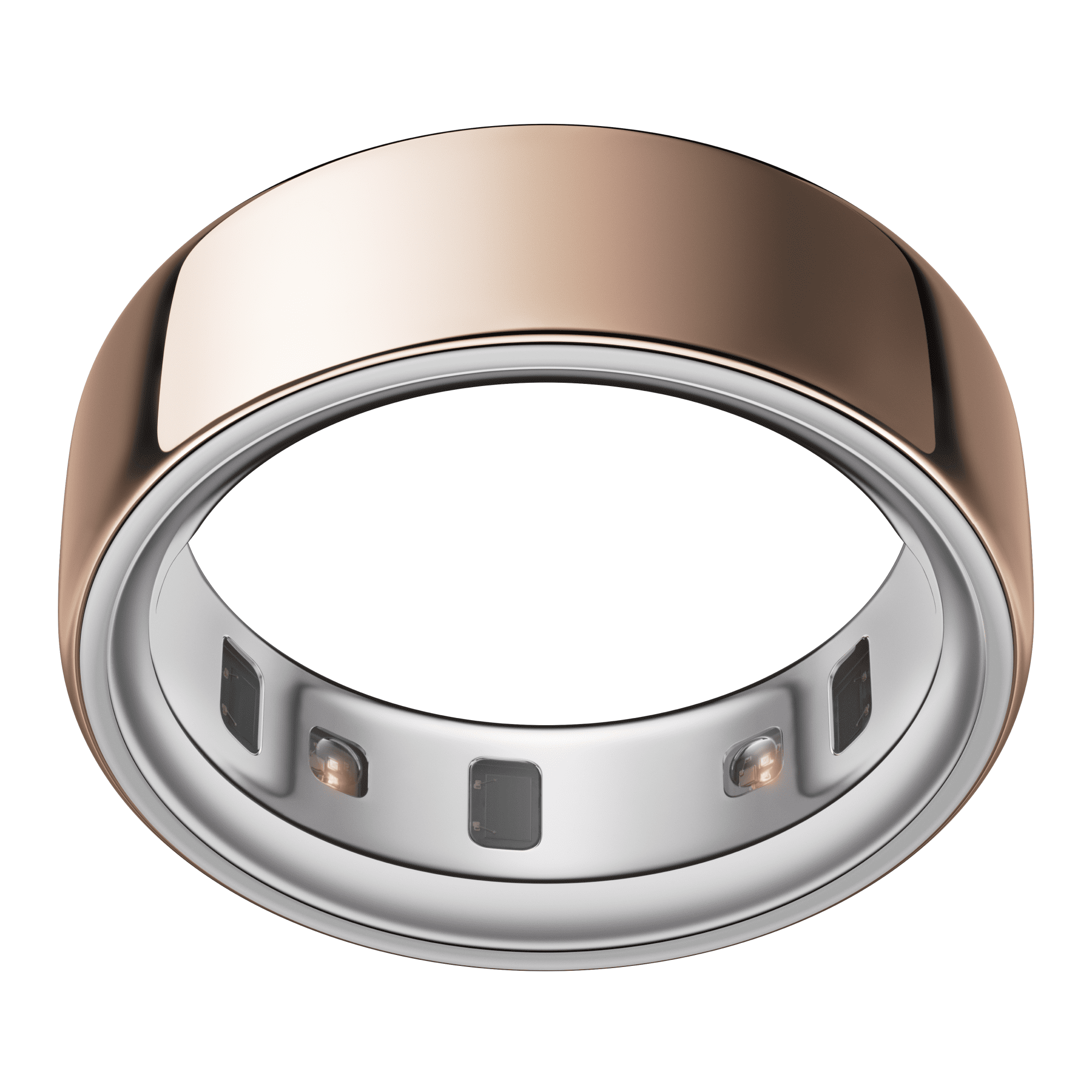 Oura Ring 4, Rose Gold, Size 14, Smart Wearable, Sleep, Fitness & Heart Rate Tracker, 8-Day Battery (Size Before You Buy)