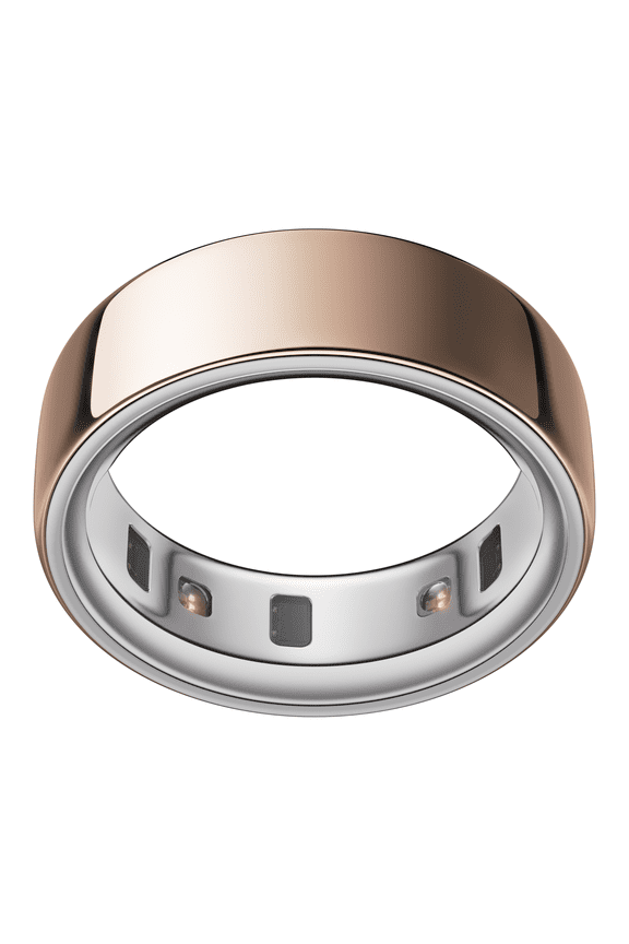 Ring 4, Rose Gold, Size 4, Smart Wearable, Sleep, Fitness & Heart Rate Tracker, 8-Day Battery (Size Before You Buy)