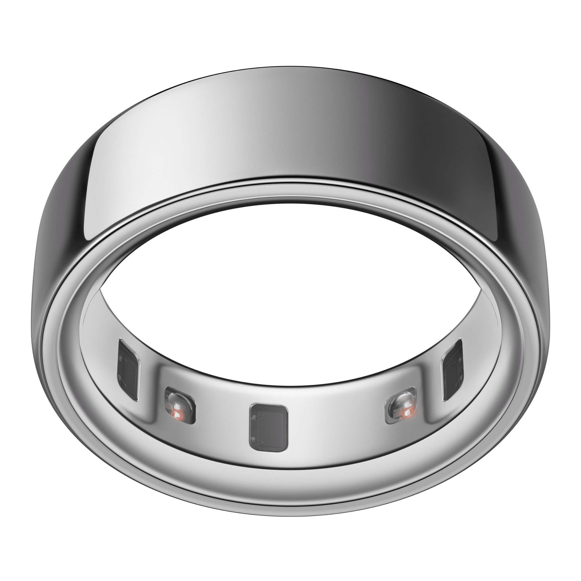 Oura Ring 4, Silver, Size 11, Smart Wearable, Sleep, Fitness & Heart Rate Tracker, 8-Day Battery (Size Before You Buy)