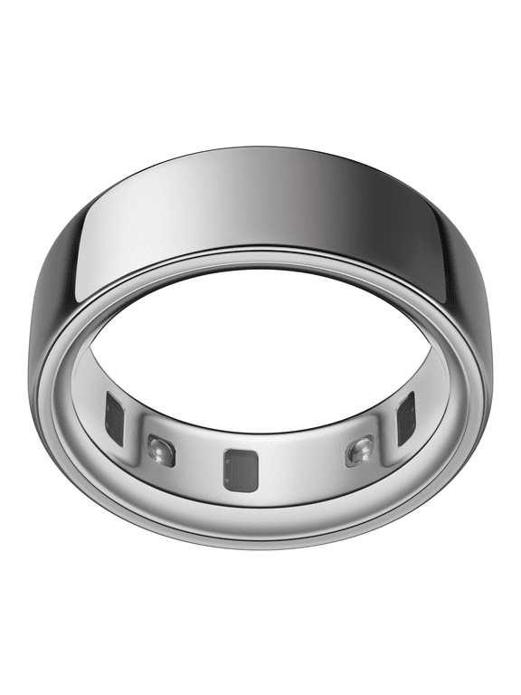 Ring 4, Silver, Size 9, Smart Wearable, Sleep, Fitness & Heart Rate Tracker, 8-Day Battery (Size Before You Buy)