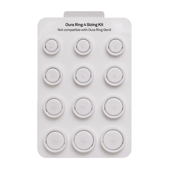 Oura Ring 4 Sizing Kit, Size Before You Buy & Receive Credit for Purchase