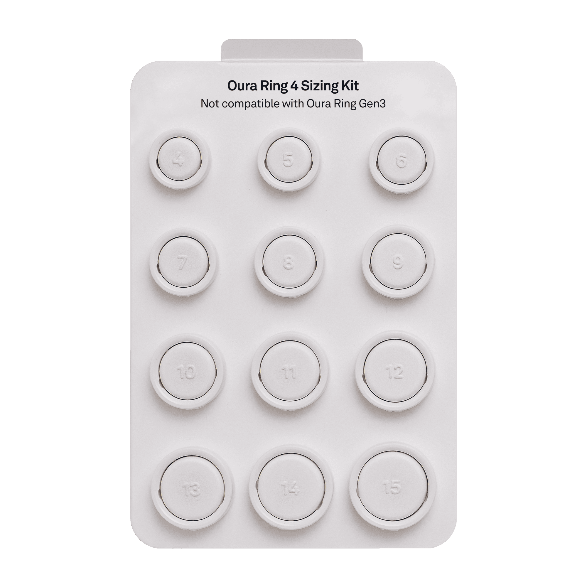 Oura Ring 4 Sizing Kit, Size Before You Buy & Receive Credit for Purchase