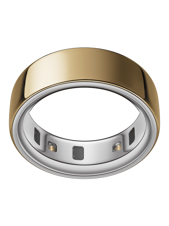 Ring 4, Gold, Size 7, Smart Wearable, Sleep, Fitness & Heart Rate Tracker, 8-Day Battery (Size Before You Buy)
