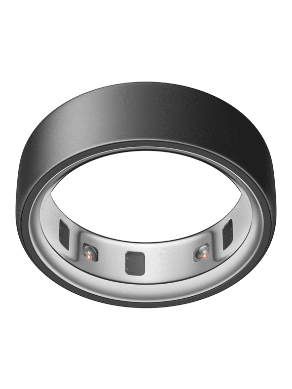Ring 4, Stealth, Size 4, Smart Wearable, Sleep, Fitness & Heart Rate Tracker, 8-Day Battery (Size Before You Buy)