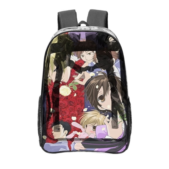 Ouran Koukou Host Club Transparent Backpack - Guard Dog Security, Durable and Lightweight, Waterproof Design, Comfortable Straps