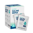 thumbnail image 1 of Ourmed Sterile Saline Wipes, Multi-Purpose for Sensitive Skin, Individually Wrapped, 5.9" x 5.9" Personal Care Wipes, 40 Count, 1 of 8