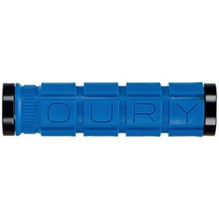 Oury Lock-On Bonus Pack Grips - Blue Lock-On Classic Style Bicycle Grip
