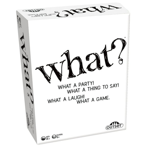 Ouset Media: What? - Party Game, Answer Silly Questions & Guess Who Said What, Play Clean or Dirty, Funny Game Night For Groups Ages 14+, 5+ Players