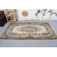 thumbnail image 1 of Oushak Rug, 3.9x7.2 ft Area Rug, Turkish Rugs, Antique Rug, Vintage Rug, 1 of 1