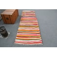 thumbnail image 1 of Oushak Rug, , Rugs For Area, Vintage Rug, White Antique Rug, 2.9x9 ft Area Rug, Turkish Rug, Herki Rug, Aztec Dining Room Rug, 1 of 10