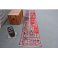 thumbnail image 1 of Oushak Rug, Rugs For Nursery, 2.2x10.3 ft Accent Rugs, Blue Anatolian Rug, Turkish Rug, Vintage Rug, Decorative Bedroom Rug, 1 of 10