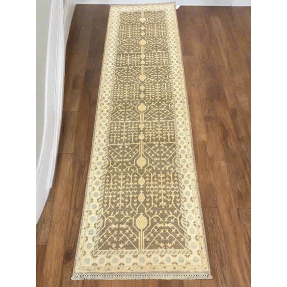 Oushak Runner 2' 8"X10' Handmade Wool Rug # 11567