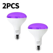 Ouside UV Black Light Bulb,E27/E26 UV Bulb 15W Light Bulbs,395-400nm Black Light Lamp UV-a Blacklight Bulb Purple Light Lighting
