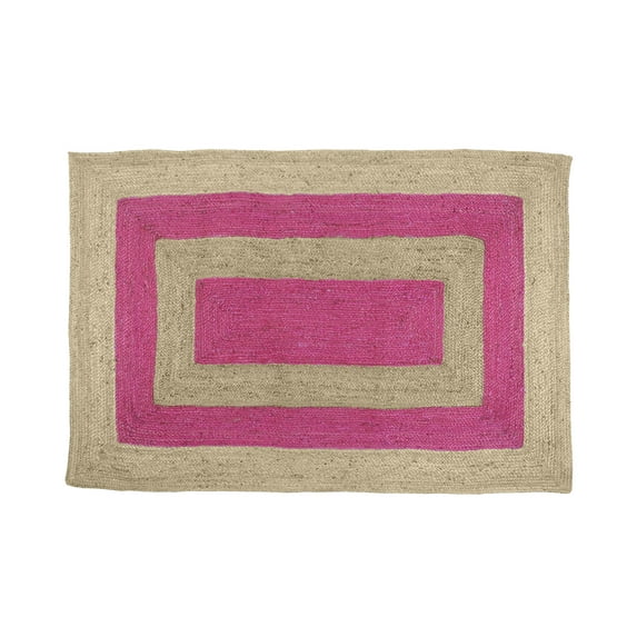 Oussum Braided Natural Fiber Vintage Jute Area Rug Indoor Area Runner Rugs Online