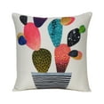 thumbnail image 1 of Oussum Floral Decorative Throw Pillows Cases Printed Cushion Covers, Size 16x16 Inches, 1 of 4