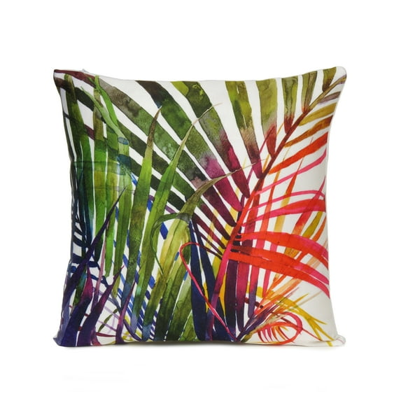 Oussum Floral Decorative Throw Pillows Cases Printed Cushion Covers, Size 18x18 Inches