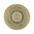 thumbnail image 1 of Oussum Hand Woven Natural Jute Area Rug Round Indoor Home Décor Area Runner Online, 1 of 6