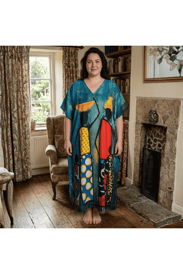 African Kaftans Plus Size Dresses for Women