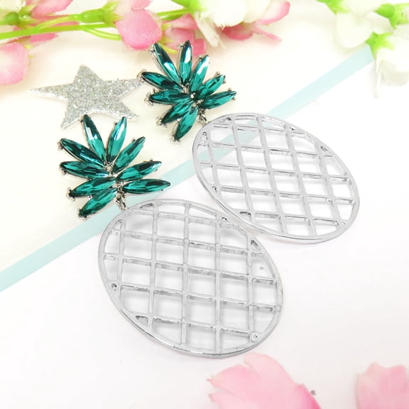 Oussum Pineapple Earrings for Women Stone Pineapple Stud Earrings Fashion Jewelry Gift for Her Online