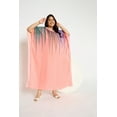 thumbnail image 1 of Oussum Plus Size Kaftan Dress Georgette Caftan Cover-up Dresses, One Size Fit 1X to 3X, 1 of 5