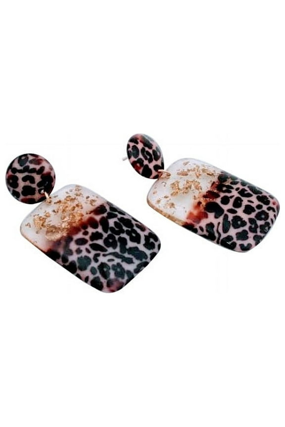 Resin Earrings Dangle Drop Geometric Tortoise Shell Fashion Earrings for Ladies Gifts Ideas Online