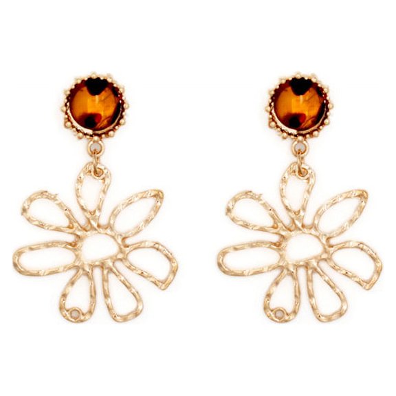 Oussum Resin Flower Earrings for Women Ladies Hollow Ear Jewelry Gifts ideas for Her Online