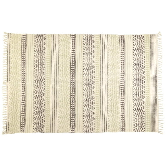 Oussum Traditional Jute Cotton Area Rug Living Room Décor Runner Kitchen Rugs Online