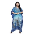 thumbnail image 1 of Oussum Women Kaftan Cover Up Polyester Beach Maxi Dress Plus Size Boho Caftan Gown, 1 of 8
