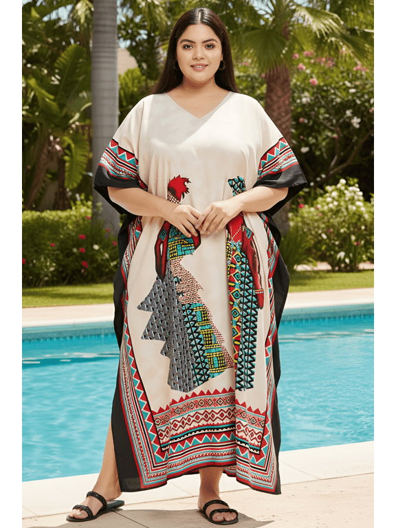 Women Kaftans Dresses Caftan Long Maxi Printed Dress for Ladies Online