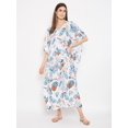 thumbnail image 1 of Oussum Women Plus Size Kaftan Dresses for Ladies Kimono Sleeve Caftan Long Maxi Kaftans Online, 1 of 8