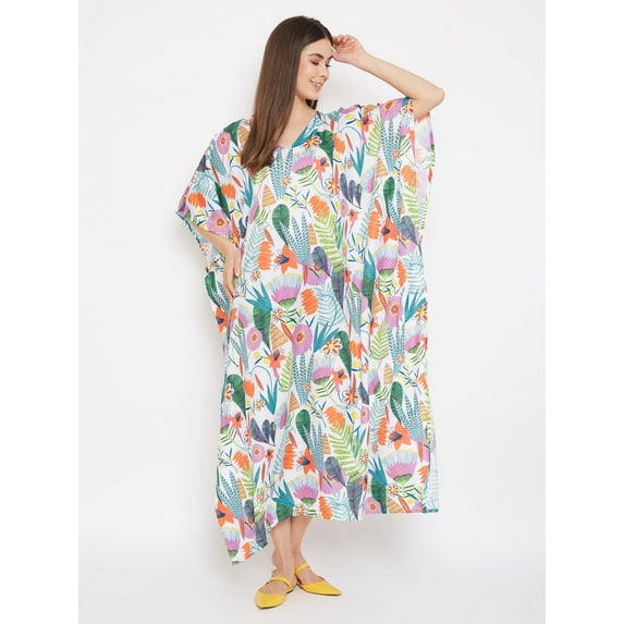 Oussum Women Plus Size Kaftan Dresses for Ladies Kimono Sleeve Caftan Long Maxi Kaftans Online