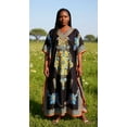 thumbnail image 1 of Oussum Women Plus Size Kaftan Maxi Dress Kimono Sleeve Caftan Party wear Casual Dresses Online, 1 of 8